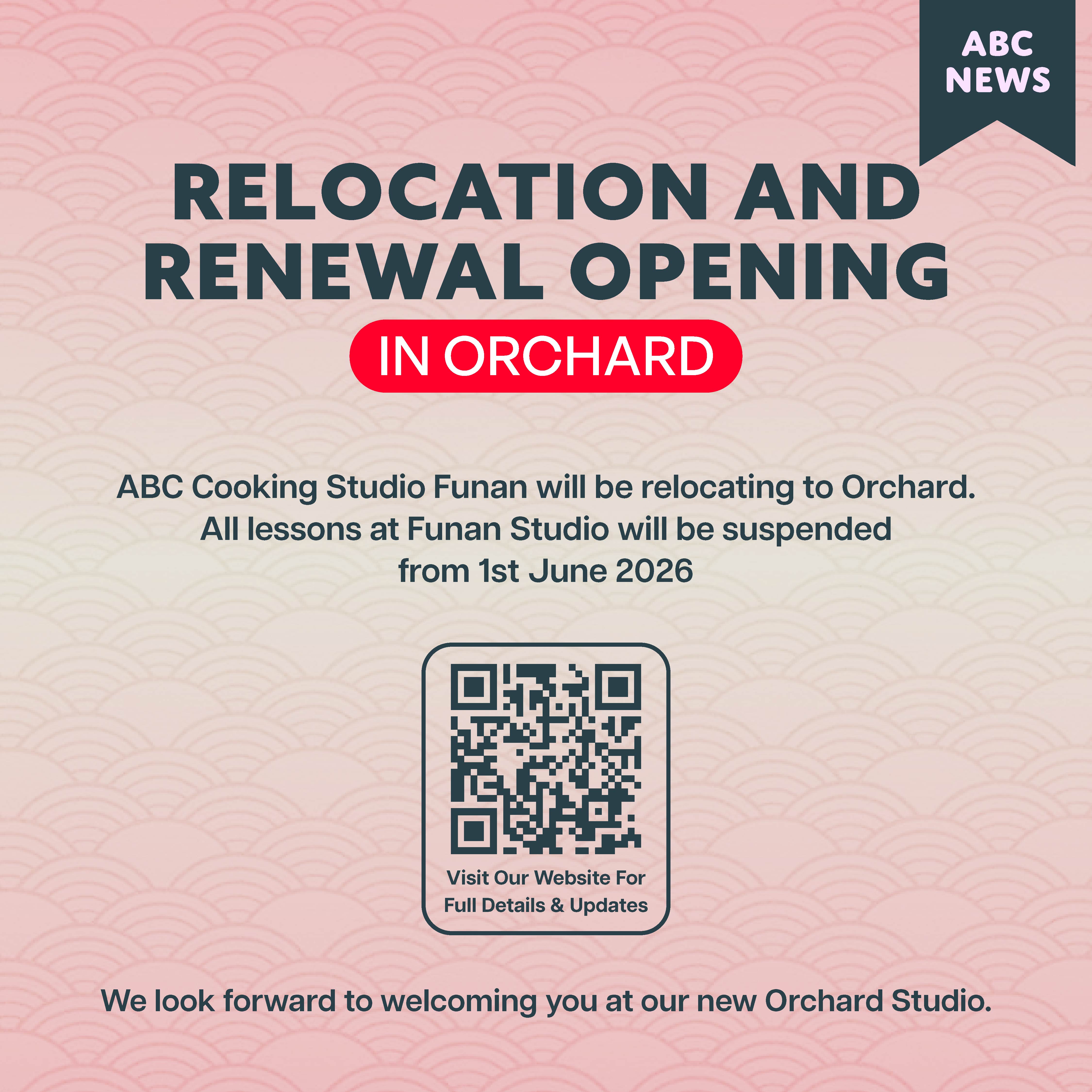 NOTICE: Relocation and Renewal Opening Announcement