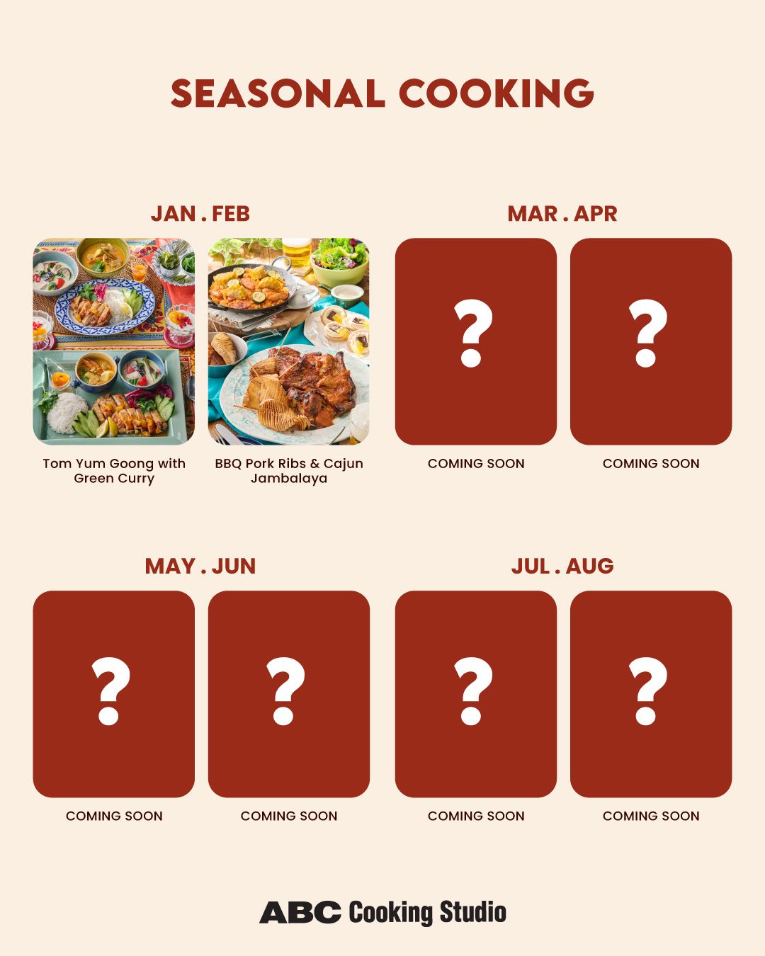 NOTICE: Cooking Course Renewal