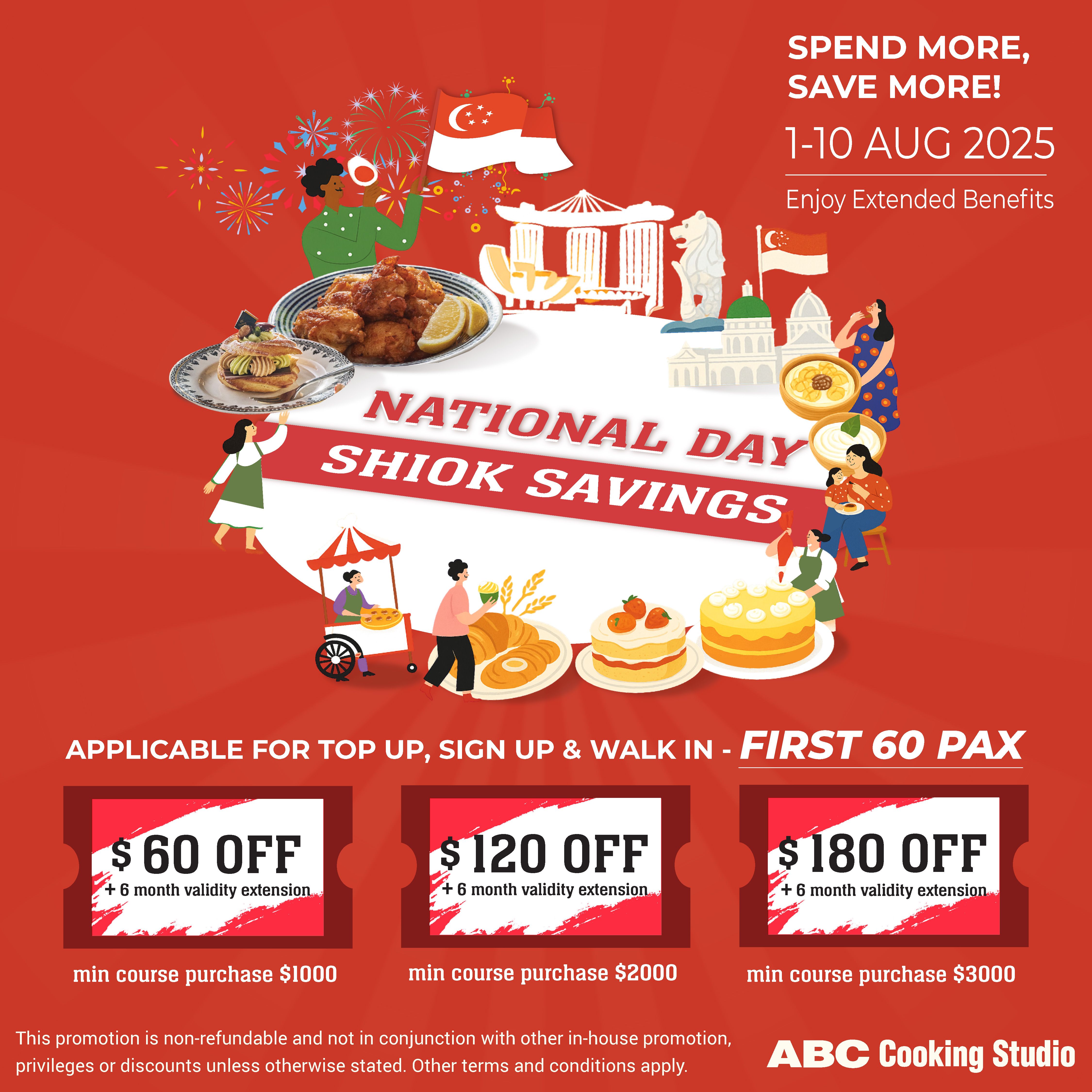 PROMOTION: SG60 National Day Shiok Savings