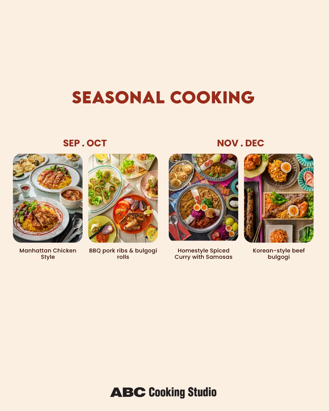 NOTICE: Cooking Course Renewal