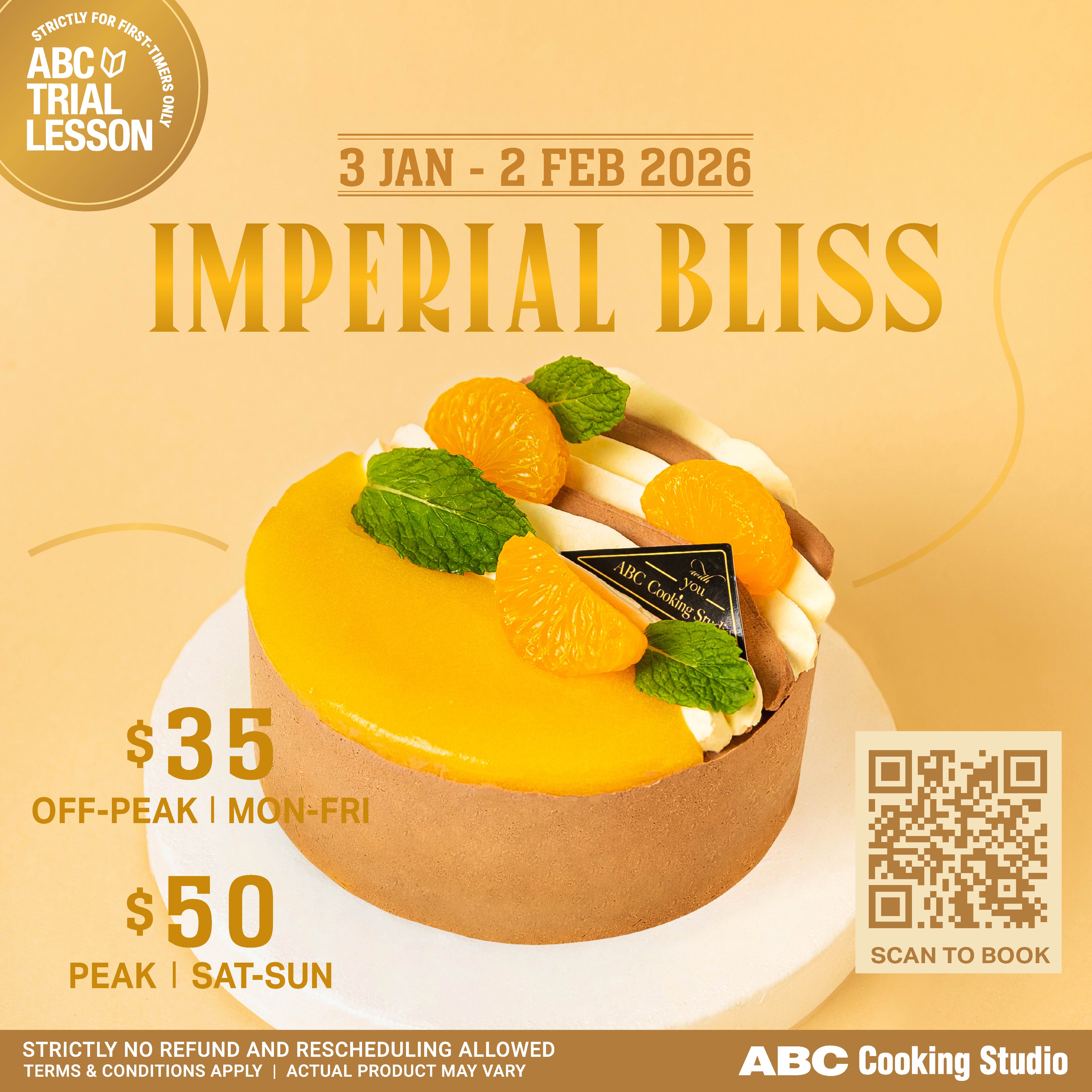 SEASONAL TRIAL: Imperial Bliss