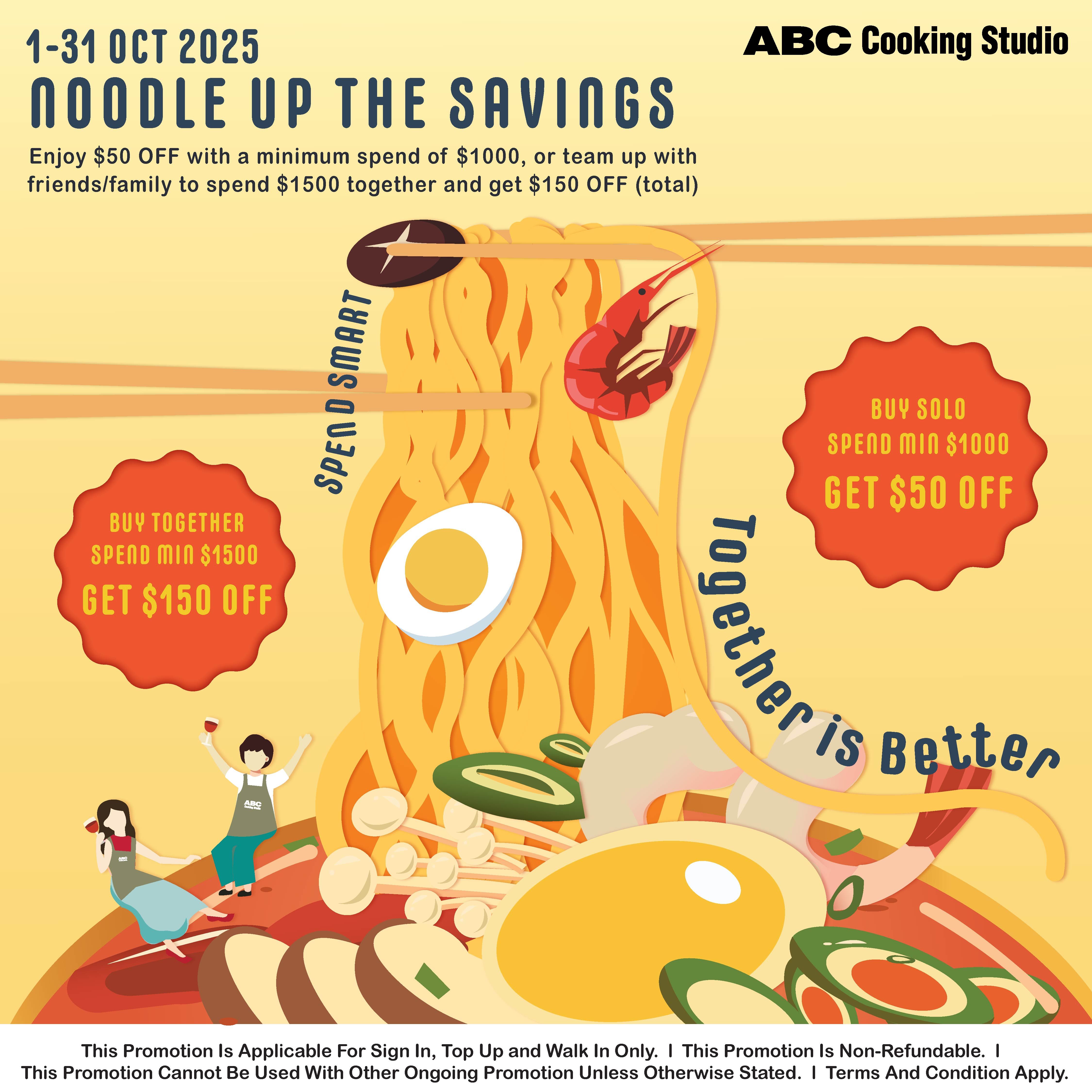 PROMOTION: Noodle Up the Savings