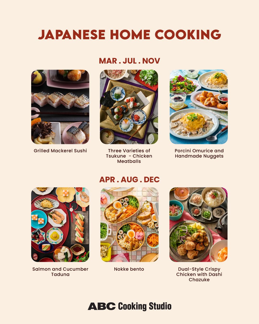 NOTICE: Cooking Course Renewal