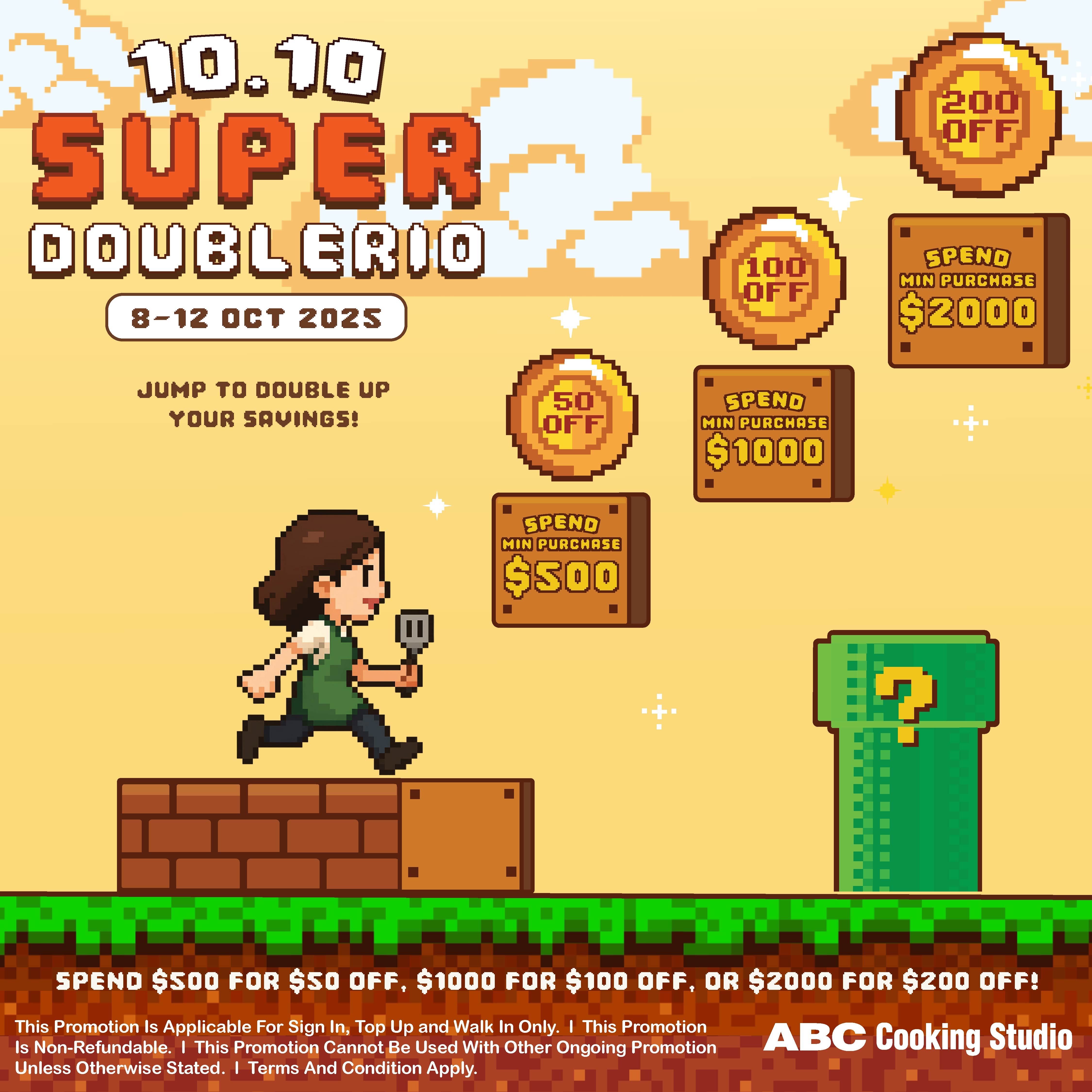 PROMOTION: 10.10 Super Doublerio