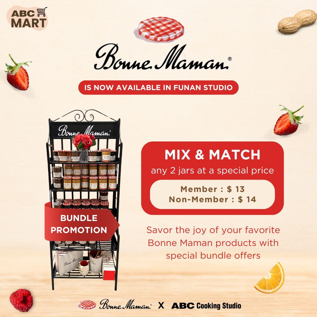 NOTICE: Bonne Maman Bundles at Funan Studio