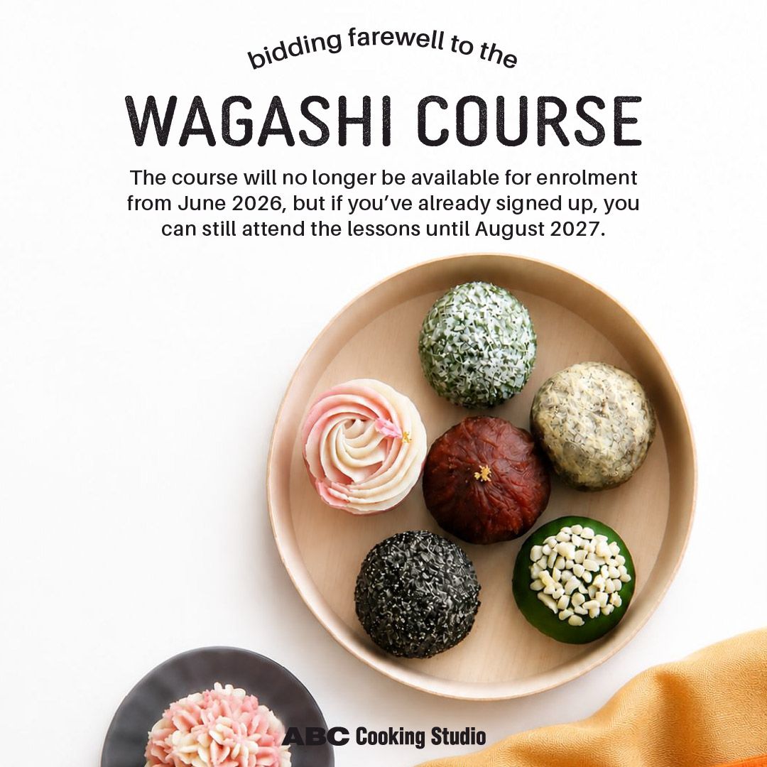 NOTICE: Final Call to Enrol in Wagashi Course