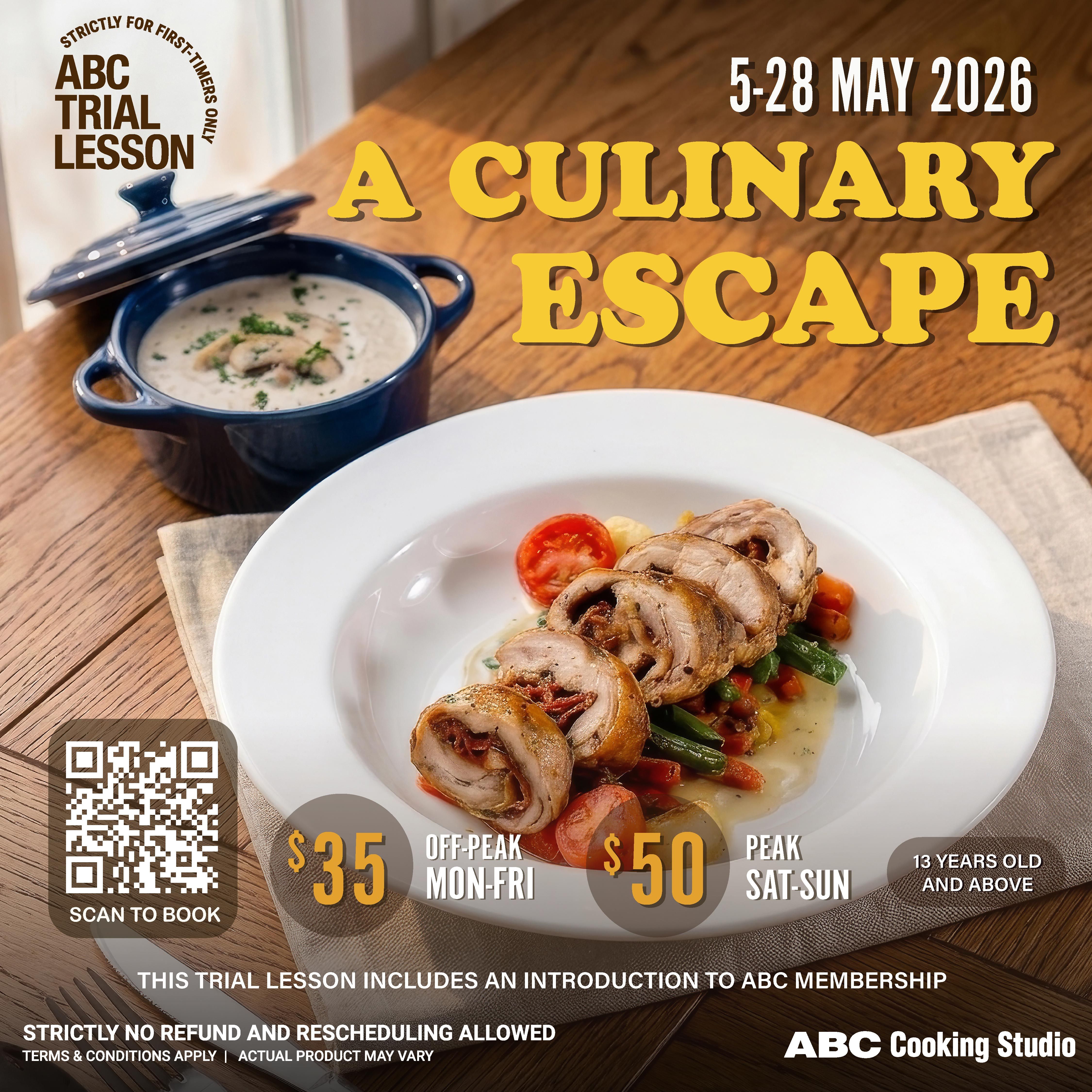 SEASONAL TRIAL: A Culinary Escape