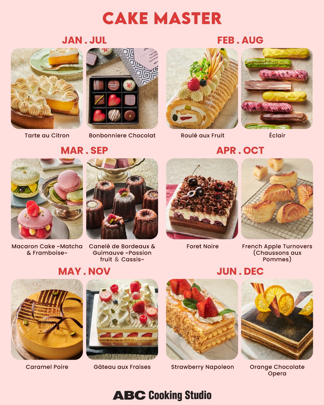 NOTICE: Cake Course Renewal