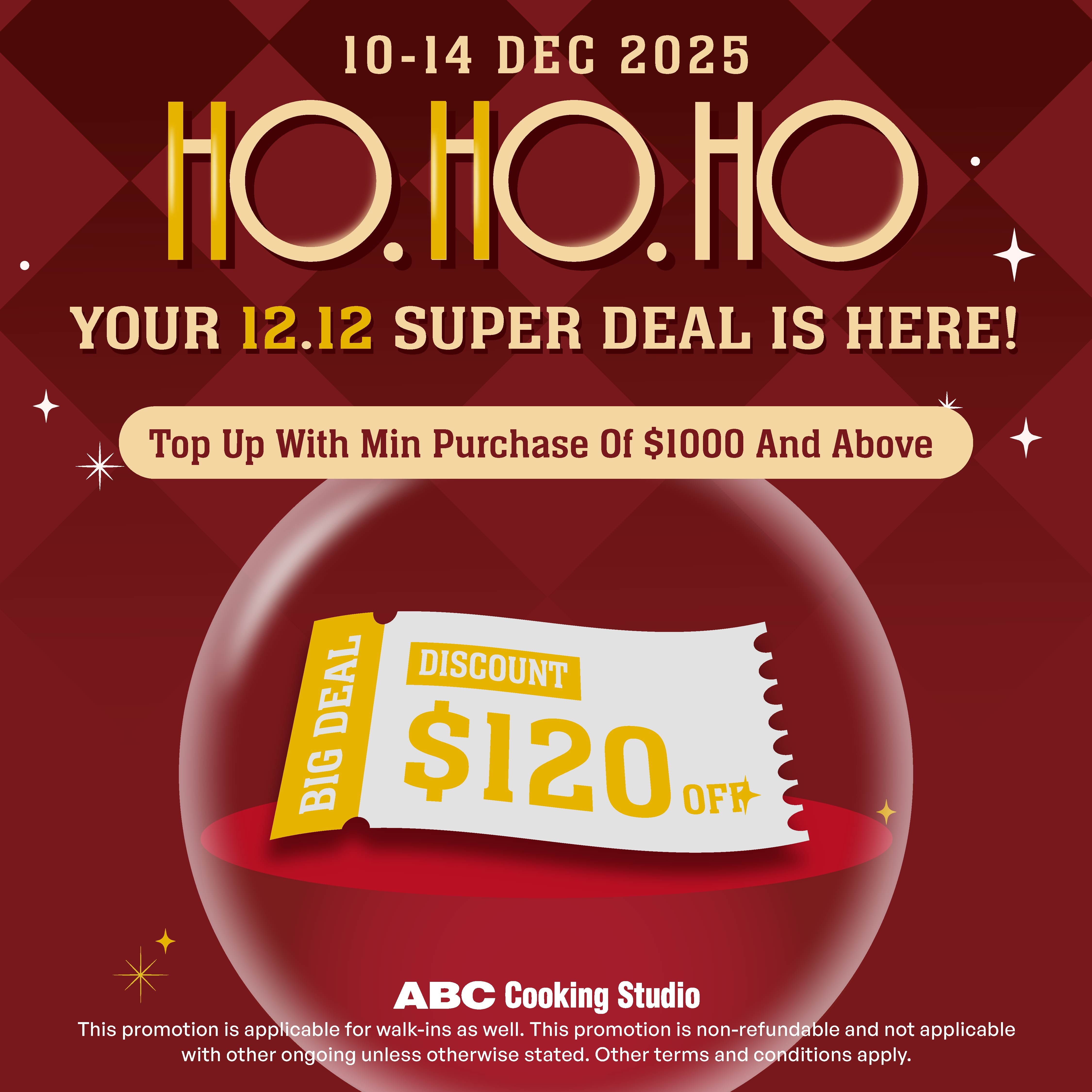 PROMOTION: 12.12 Top Up Super Deal